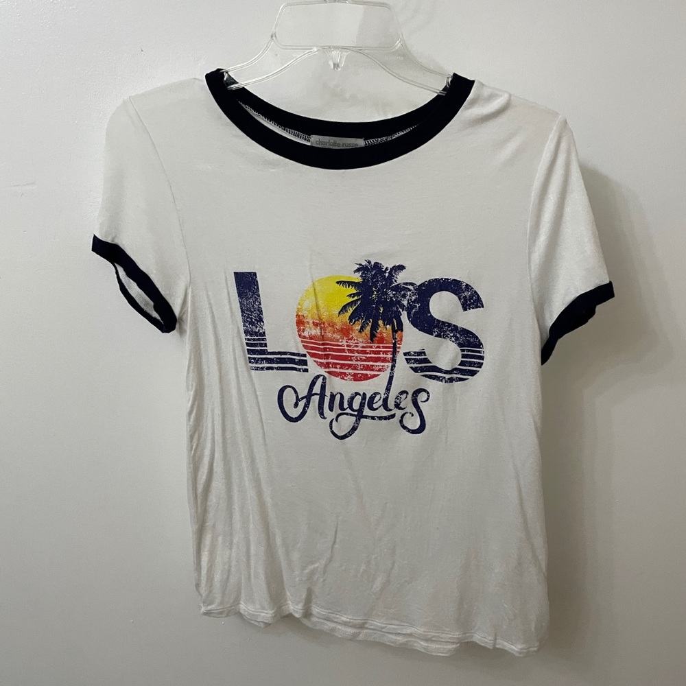 🦋3 for $15🦋 White Los Angeles Tee